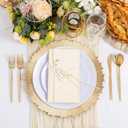 LIYH 100 Pcs Gold Charger Plates Bulk 13 Inch