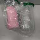 Kalimdor Dog Water Bottle, Leak Proof Portable Puppy Water Dispenser with Drinking Feeder for Pets Outdoor Walking, Hiking, Travel, Food Grade Plastic (19oz Pink)