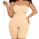 FeelinGirl Strapless Bodysuit for Women Tummy Control Shapewear Seamless Sculpt Body Shaper with Removable Straps 3XL