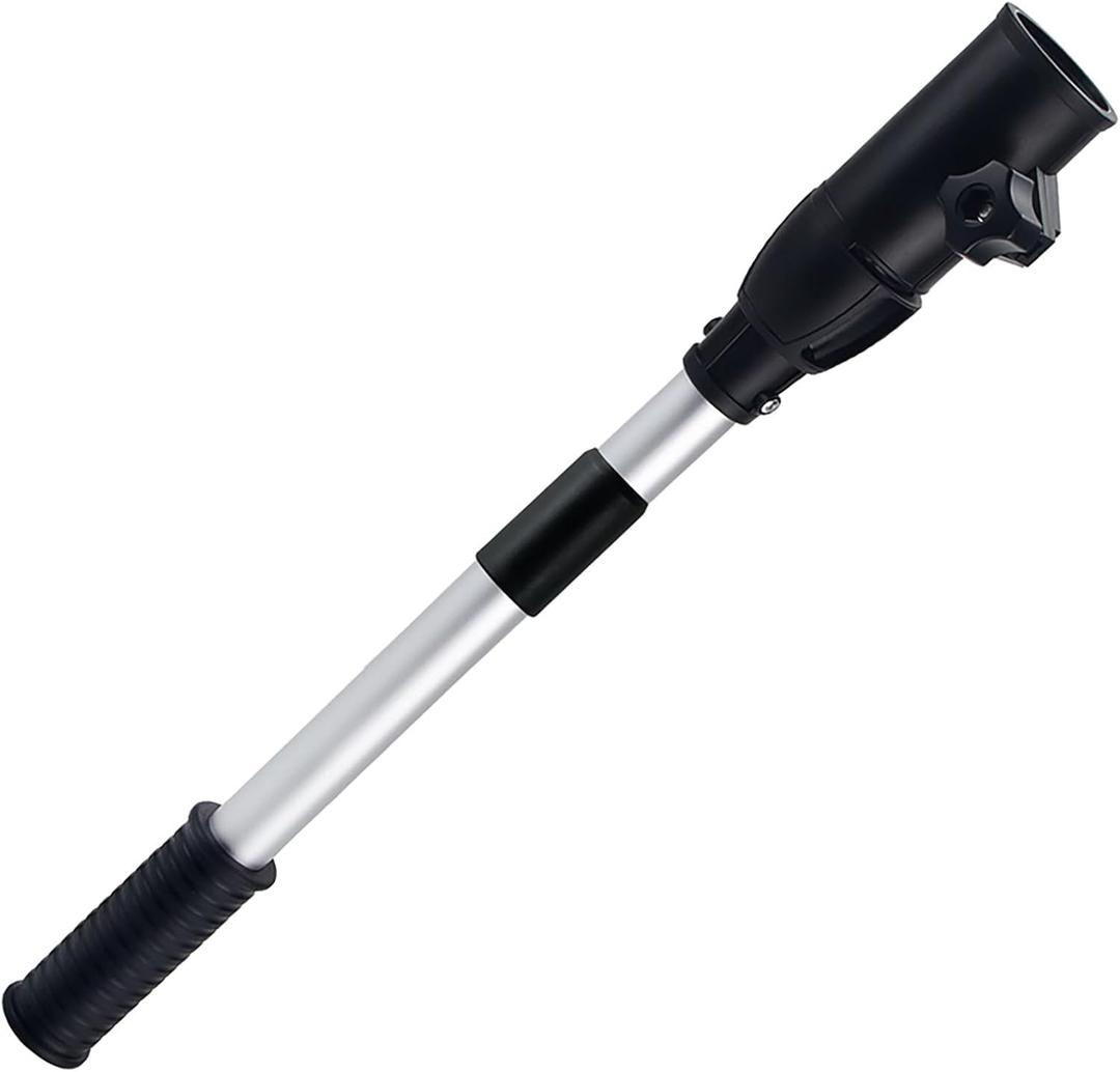 Tiller Handle Extension For Outboard Telescopic Type Handle Extension For Tug Motor Anodized Aluminum Tube Ergonomic Handle Extendable 17.5-25Inch