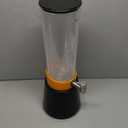 KK KMKGOKO 3-Liter Drink Dispenser Tower, 105fl oz Beverage Dispenser with Removable Ice Tube, Tabletop Drink Mimosa Dispenser (105fl oz / 3L)