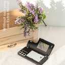 GOOSPERY Magnetic Door Bumper Compatible with Galaxy S22 Plus Case, Card Holder Wallet Easy Magnet Auto Closing Protective Dual Layer Sturdy Phone Back Cover - Black