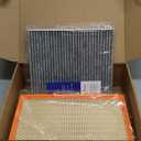 SCREW RHINO Engine Air Filter&Cabin Air Filter Combo Pack-Compatible air filter