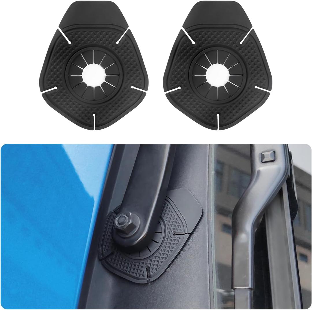 3 x 2PCS Car Windshield Wipers Hole Dust Cover,Premium Silicone Wiper Blades Hole Protection Device Prevents Blockage,Universal Automotive Exterior Accessories Fits Car Truck SUV (Black)