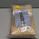 200-pack Kraft Mylar Bags with Clear Window 6" x 9" Resealable Foil Pouches for Food Storage Smell Proof Edible Packaging Bag for Cookies Jewelry Small Business Shipping Bags