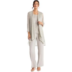 R&M Richards Women's Luxe Harmony Duster Set, 14