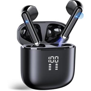 AI Translation Earbuds Real Time, 164 Language Translator Earbuds 3-in-1 Bluetooth 5.4 with APP, Translation Headphones with 6 Translation Modes Translating Device for Travel/Business/Learning, Black