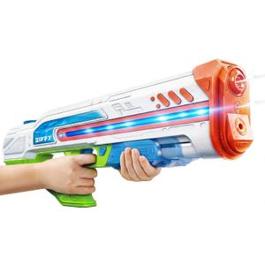 ZIFFY Electric Water Gun with LED, Automatic High-Power Squirt Guns for Adults Kids,Long Range, Auto Water Blaster, Summer Outdoor Swimming Pool, Backyard, Beach Water Game Fighting Play Pool Toys