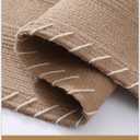 Color&Geometry Handwoven Jute Entry Rug - Natural Textured Front Door Mat 32"x48", Non-Slip Durable & Eco-Friendly Doormat for High-Traffic Entrance, Rustic Farmhouse Welcome Mat, Jute Sand