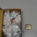 Amerdeco 10 Pack Champagne Bronze Cabinet Knobs 1.2 Inch(30mm) Single Hole Cabinet Handles Drawer Knobs and Pulls for Bathroom Cabinets ZH0008