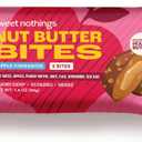 Sweet Nothings, Superfood Nut Butter Bites Organic Snack, Apple Cinnamon with Peanut Butter, 2 Bite Pack - No Added Sugar, Plant Based, Vegan, Only 7 Ingredients