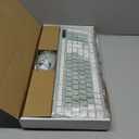 Wireless Keyboard and Mouse Combo, Full-Sized Wireless Keyboard and Adjustable DPI Mouse, 2.4GHz USB Receiver, Silent Keyboard and Mouse for PC, Windows, MAC, Desktop, Laptop (Avocado Green)