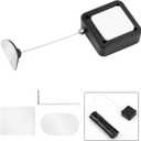 EKZ 7 1/2 ft Retractable Remote Control Cable Tether Lock with Adjustable Locking Leash Length Clasp, Remote Control Security Lanyard Lock for TV Remote, Gaming Controller, Tablets Showroom -1 Pc