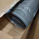 GOYLSER 20 ft Jute Entryway Runner, Rubber Backed Absorbent Extra Long Runner Rug for Hallway, Grey Laundry Room Runner Mat