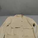 EVALESS Womens Jacket 2024 Fall Winter Long Sleeve Stand Collar Shacket with Side Pocket Lightweight Coat, Size Medium