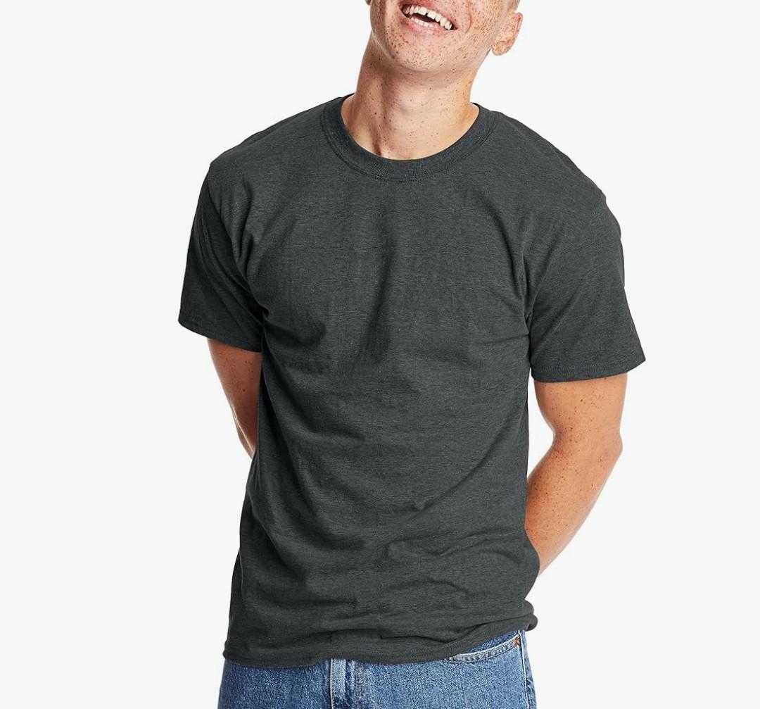 Hanes Men's Beefy-t T-Shirt, Heavyweight Cotton Tee M