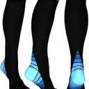 Compression Socks for Men & Women, BEST Graduated Athletic Fit for Running, Nurses, Shin Splints, Flight Travel, & Maternity Pregnancy. Boost Stamina, Circulation, & Recovery - Includes FREE EBook! S-M