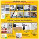 Metal Kitchen Refrigerator Gap Partition Countertop Gap Extension Board, Refrigerator Side Partition, Gap Covers Between Countertop And Walls, No Drill (White, 23.62 x 3.93inch)