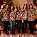 RAISEVERN Christmas Sweatshirt for Men Women Funny Pullover Xmas Top