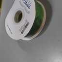 Ribbli Emerald Green Velvet Wired Ribbon 1.5 Inch Metallic Green Crushed Velvet Christmas Ribbon for Gift Wrapping Christmas Tree Decoration Crafts Wreaths Supplies-Continuous 10 Yards