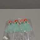 4pc Ariel Mermaid Cake Toppers, Cupcake Toppers, Centerpieces, Little Mermaid Theme, Teal Blue