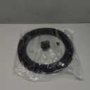 Microwave Splatter Cover Glass Splatter Guard Lid with Collapsible Silicone for Food Pot Plate Cover 11.8 inch Black