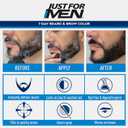 Just for Men 1-Day Beard & Brow Color, Temporary Color for Beard and Eyebrows, For a Fuller, Well-Defined Look, Up to 30 Applications, Black