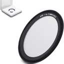JJC UV Protective Filter for Ricoh GR IV HDF Monochrome GR IIIx GR IIIx HDF GR III GR III HDF & GR II, 38 Layers Mulit-Coated Ultra Slim UV Ultraviolet Filter with Storage Case
