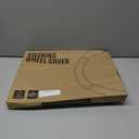 Road Comforts Leather Steering Wheel Cover - Made with PVC Leather - Anti-Slip, Universal Fit 14 1/2 inches to 15 inches - Brown