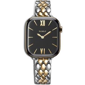 Stainless Steel Designer Band Compatible with Apple Watch for Women 38/40/41/42/44/45/46/49mm, Fancy Dressy Metal Strap for iWatch Series 11 10 9 8 7 6 5 4 3 SE Ultra 3 2 1