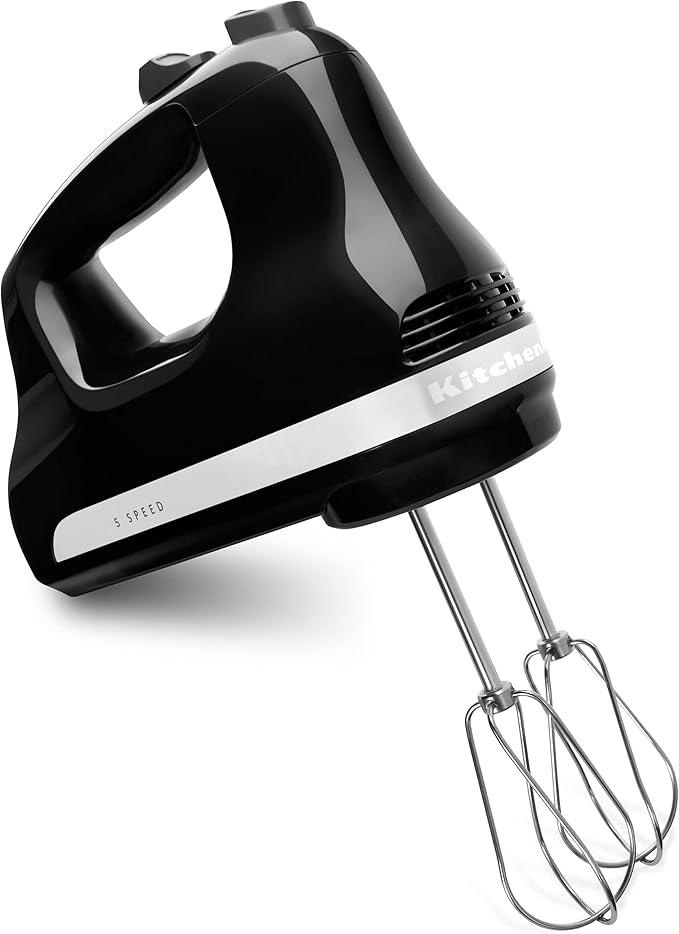 KitchenAid Hand Mixer 5 Speed, KHM120B Onyx Black