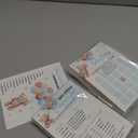 Sinasasspel 302pcs Teddy Bear Baby Shower Game Set Pack of 6 Activities for 50 Guests Includes Baby Shower Bingo, Baby ABC, Baby Word Scramble and More, Each 5x7 Inches (Blue)