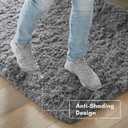Ophanie Upgrade 4x6 Rugs for Bedroom, Grey, Fluffy Shaggy Soft Area Rug, Gray Non-Slip Indoor Floor Carpet for Living Room, Kids Baby Boys Teen Dorm Home Decor Aesthetic, Nursery, Rug