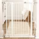 Regalo Safety 36" Extra Tall Baby Gate, Bottom of Stairs & Doorways
Fits Openings 29"-36.5" Wide, Pressure Mounted with Door, For Babies, Toddlers & Pets, White