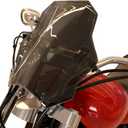 Universal Motorcycle Windshield Windscreen Extension Deflector for 7/8" 1" 1 1/8" Handlebars, for E-Bike, for Honda Rebel 300/500 for Yamaha MT07 for Kawasaki for Suzuki for Harley Cruiser Touring
