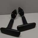 PatioMage Ergonomic Office Chair, Big and Tall Desk Chair with Adjustable Lumbar Support & Seat Depth, High Back Computer Chair, Swivel Mesh Chairs with Wheels for Home Office, Black