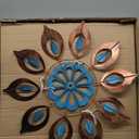 Wind Spinners for Outdoor Yard Decor, 360 Degrees Swivel Outdoor Metal Wind Spinner, 62" Wind Sculptures Garden Decor for Patio Lawn Yard (Medium)