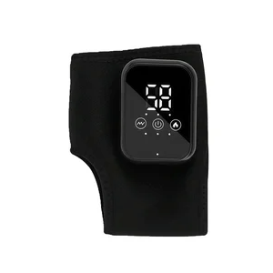 2PC Advanced Foot Triple Method Massager, Wireless Heated Foot & Ankle Wrap, 3Speed & 5Temperature, Portable Foot Massagers (Black)