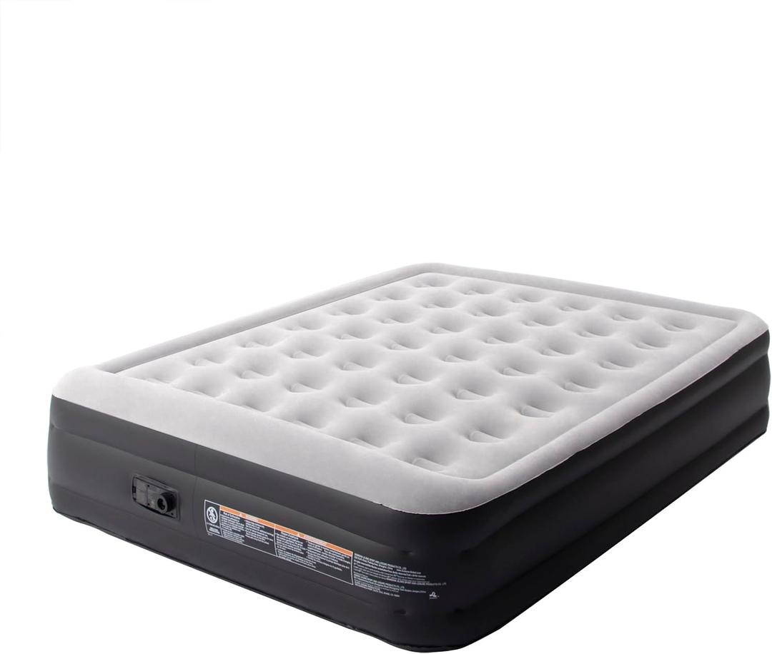 DIMAR GARDEN Air Mattress Queen with Built-in Pump, 18.5 Blow Up Mattress, Inflatable Air Bed for Home