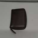 BAKUN Large Zipper Leather Car Key Case, Key Holder Key Organizer Wallet, With 16 Hooks(Brown)