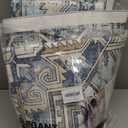 zesthome 9x12 Area Rugs-Washable Rug for Living Room, Non-Slip Backing Rugs, Stain Resistant 9x12 Rug for Bedroom, Ultra-Thin Low Pile Rugs, Vintage Large Home Decor (Blue/Ivory)