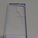 TORRAS Strong Magnetic & Seamless Stand for Samsung Galaxy S25 Ultra Case, Fit for MagSafe, Mil-Grade Drop Protection, Kickstand for Samsung Galaxy S25 Ultra Case, Translucent Back/Silverblue Edge