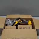 EWORK 21V Cordless Hedge Trimmer & Grass Shears 2-in-1 Handheld Small Electric Bush Trimmer with 2.0Ah Battery and Charger, Battery Powered Shrub Trimmer for Garden, Yard, Lawn Maintenance (Yellow)