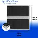 HPF36 Non-Ducted Charcoal Filter Kit for Broan NuTone Range Hood (14.62” x 15.88”) - 2 Pcs