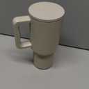 Simple Modern 30 oz Trek Tumbler with Handle and Straw Lid | Cup Holder Friendly Insulated Stainless Steel Travel Mug | Almond Birch