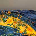 Moon and Flowers Throw Blanket for Boys Girls Kids Adults Women, Fuzzy Warm Soft Cozy Flannel Blankets Gifts for Bedroom, Couch, Travel, Home Decor 50x60 in