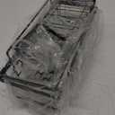 EUDELE Adhesive Shower Caddy, 5 Pack Rustproof Stainless Steel Bath Organizers With Large Capacity, No Drilling Shelves for Bathroom Storage & Home Decor (XL Size, Black)