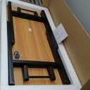 Need Office Computer Desk - 47.2L Sturdy and Heavy Duty Folding Laptop Table,Writing Table/Home Office Desk/Sewing Table,No Assembly Required (Teak Color) AC5BB12060 (Teak & Black Frame)