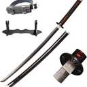 Cosplay Swords Tanjirou Samurai Sword, Katana Sword Plastic Toy Sword for Costume Play Halloween Cosplay Gift 40 in