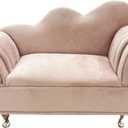 DD-life Openable Sofa Box Couch Jewelry Box,Miniature Sofa Velvet Chair Earrings Necklace Bracelet Storage Box, Gift for Girls and Women Jewelry Box (Pink, Style 3)